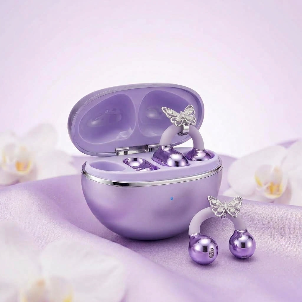 Butterfly Clip-On Earbuds