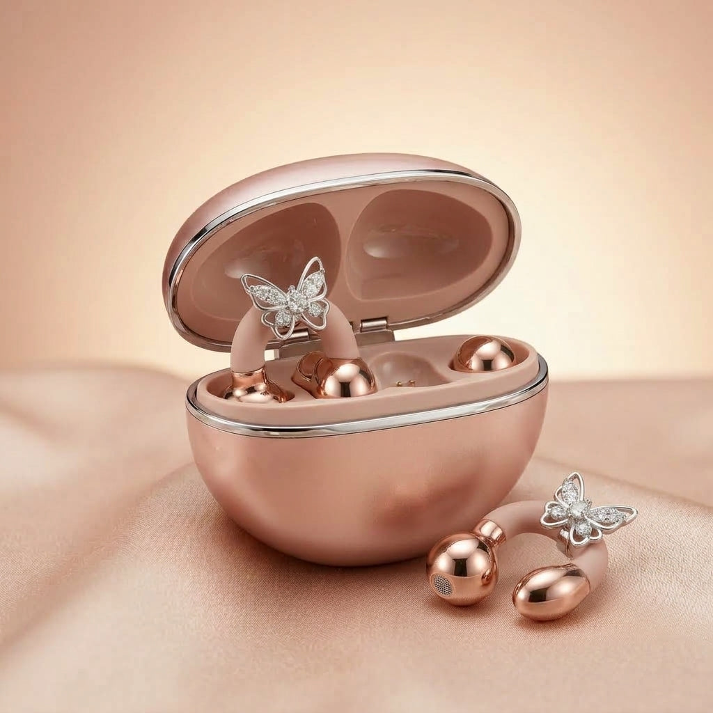 Butterfly Clip-On Earbuds